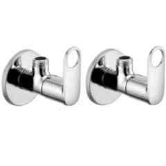 Senkiddpro Prime Stainless Steel Chrome Finish Wall Mounted Angle Cock (Pack of 3)