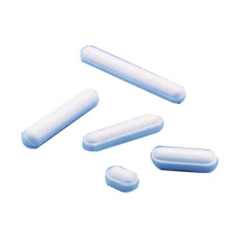 Tarsons 10 Pcs 8x14mm PTFE Polygon Magnetic Stirrer Bar Set, 4140