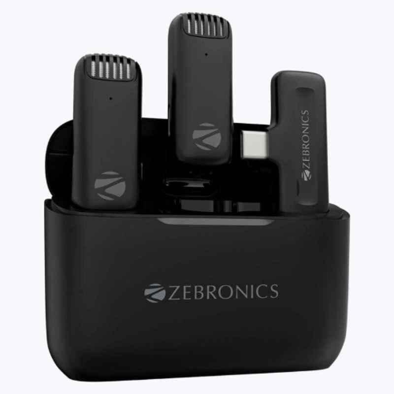 Zebronics Wavlet 50 20Hz-20KHz Black Microphone with Collar Mic