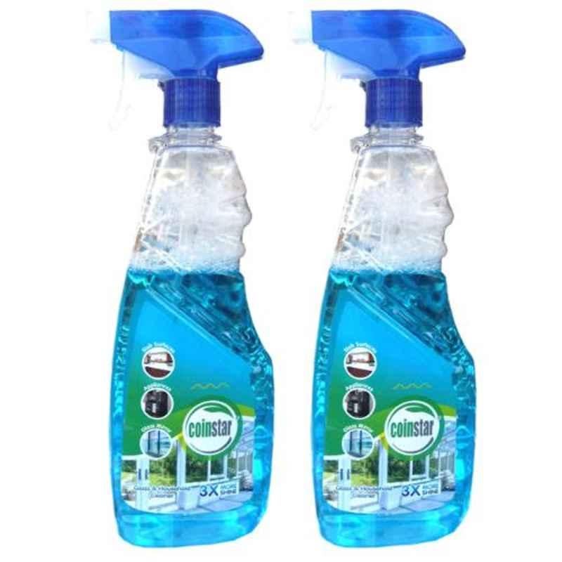 Coinstar 500ml Blue Glass and Household Cleaner (Pack of 2)