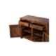 Angel Furniture 99x47x75cm Honey Glossy Finish Solid Sheesham Wood Two Drawer Storage Cabinet, AF-192