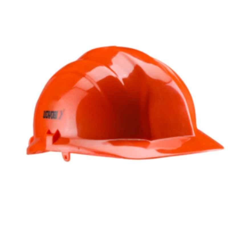 Udyogi Ultra 5000 HDPE Orange Ratchet Type Safety Helmet
