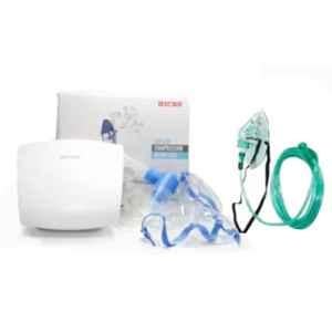 Hicks 4ml/min White Piston Compressor Nebulizer with Dr Viksons Mask, NEB-220