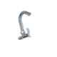 Logger Brass Chrome Plated Kitchen Sink Cock with Flange & Aerator Foam Flow Faucet