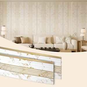 Plantex 56 Sqft 1x8ft 3D Charcoal Wall Panel for Interior Décor, WD-2201 (Pack of 7)