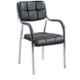 High Living Black Leatherette Visitor Office Chair"|" HL_V1 (Pack of 2)