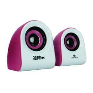 Zebronics Zeb-Igloo 2x2.5W Purple Wired 2.0 Multimedia Speaker