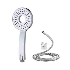 ZAP iRiS ZXR 2137 ABS Chrome Finish Hand Shower with 1.5m Hose Pipe & Wall Hook