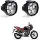 Love4ride 6 LED Shilon Black Waterproof Spot Beam Pod Work Fog Light with Handle Bar Switch