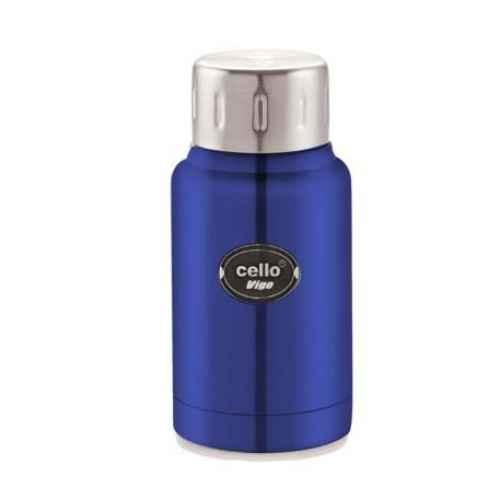Cello Vigo 180ml Blue Stainless Steel Vacuum Water Bottle, 405CSSB0312