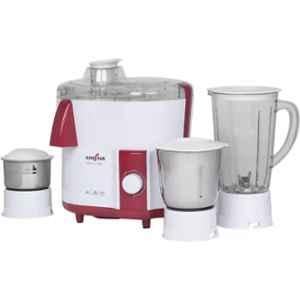 Kenstar Nutriv Plus 450W Plastic White & Maroon Juicer Mixer Grinder with 3 Jars