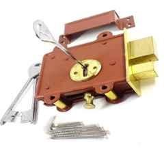 Onjecx DLS6 Alloy Steel Double Action Shutter Lock with 3 Reversible Keys