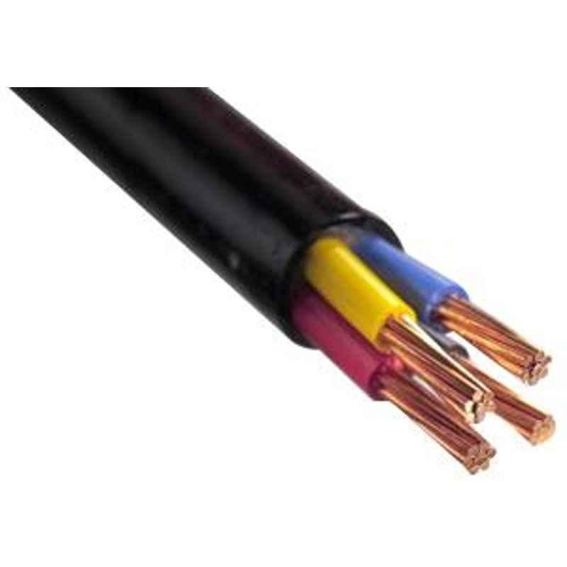 Polycab 10 Sqmm 4 Core Copper unarmoured Low Tension Cable, 2XY, Length: 100 m, Voltage: 650-1100 V