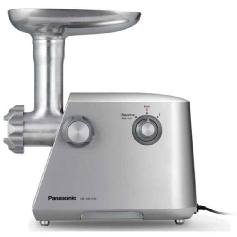 Panasonic 1700W Silver Meat Grinder, MK-GM1700STZ