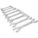 Stanley 8 Pieces Metric CRV Steel Slimline Double Open End Spanner Set, 1-87-718