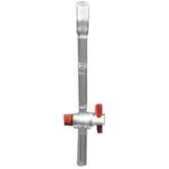 Glassco 19/26 Boro 3.3 Glass Adapter with Air Leak/ Gas Inlet Tube, 044.202.02 (Pack of 5)