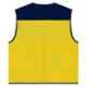 Superb Uniforms Cotton Navy & Yellow Safety Jacket, SUWVJ/NY/01, Size: L
