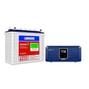 Luminous Zolt 900VA Pure Sinewave Inverter & RC 18000 150Ah Battery Combo