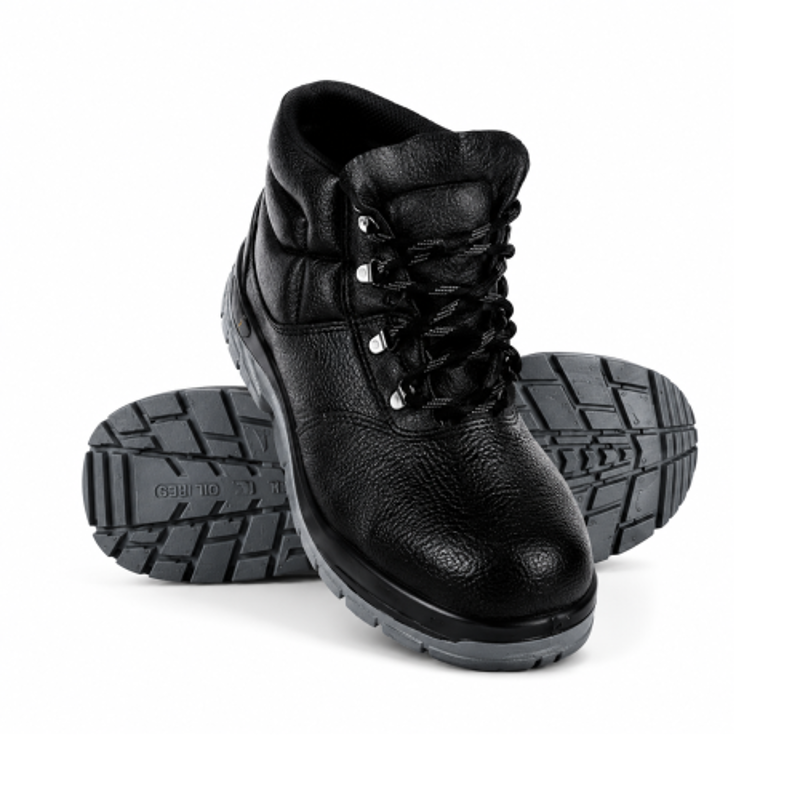Mallcom Vivvera S1BG High Ankle Steel Toe Work Safety Shoes, Size: 8