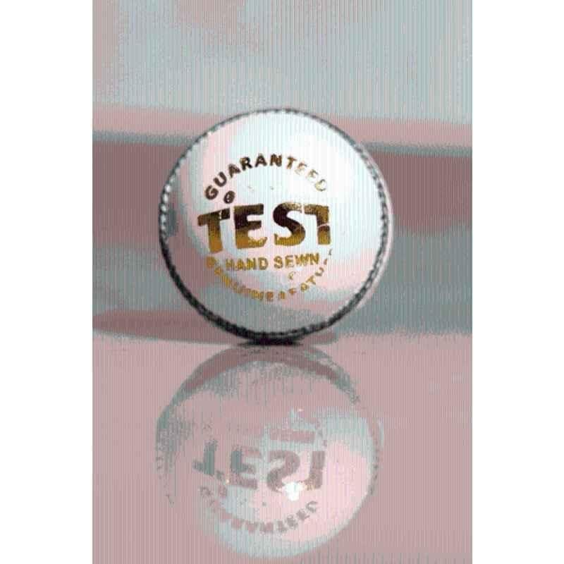 Cricket Kingdom CK White Standard Test Cricket Leather Ball