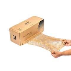 Buy Pack8 50m 12 inch Kraft Paper Brown Honeycomb Bubble Wrap Roll Online  At Price ₹566