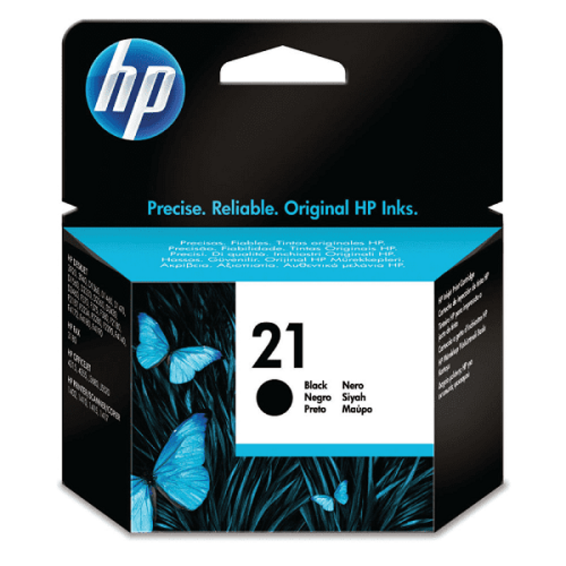 HP 21 Black Ink Cartridge, C9351AE