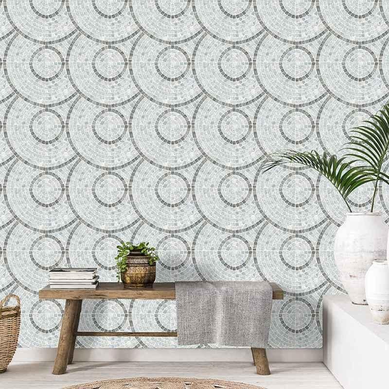 Asian Paints EzyCR8 300x45cm Paper Grey Ceramic Stones Self Adhesive Wall Sticker, HPCA25768