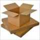 Tzoo 5x5x5 inch 3 Ply Cardboard Brown Corrugated Box