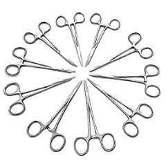 Forgesy 5 inch Stainless Steel Mosquito Hemostat Locking Forceps, FORGESY180 (Pack of 10)