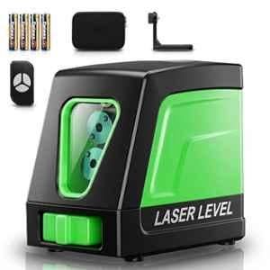 Tomahawk 30m 2 Lines Green Self Leveling Line Laser Machine with 3mm Precision, Magnetic Bracket & Remote Control, TLL-GLC-02