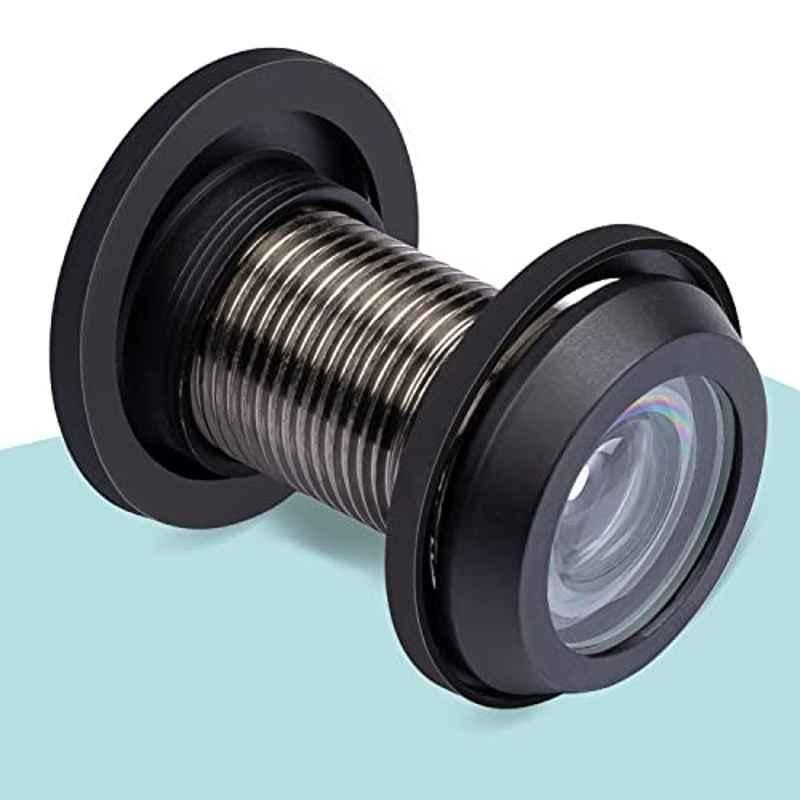 Plantex Brass Black Door Eye Viewer for Main Door, APS-101 (Pack of 6)