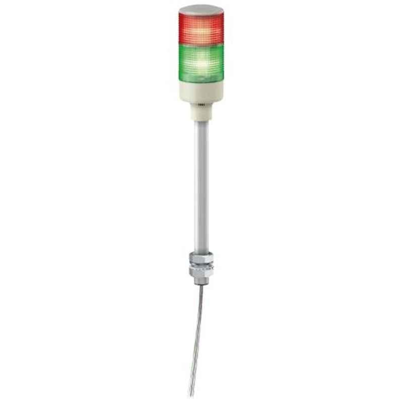 Schneider Electric 24V RG LED Tower Light with Direct Tube Mounting, XVGB2T