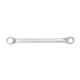 De Neers 6x8mm Chrome Finish Shallow Offset Bihexagonal Ring Spanner