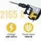 Pro Tools 1500W Demolition Hammer Drill with 3 Months Warranty, 2165 A