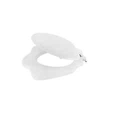 Somany Anglo Indian Plastic White Oval Toilet Seat Cover, 17118001171101