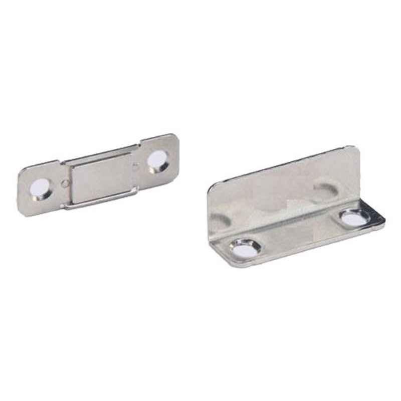 Nixnine 4x1.7x1.5cm Ultra Thin Magnetic Door Stopper, SS_THN_MNT_L_TP_20PS (Pack of 2)
