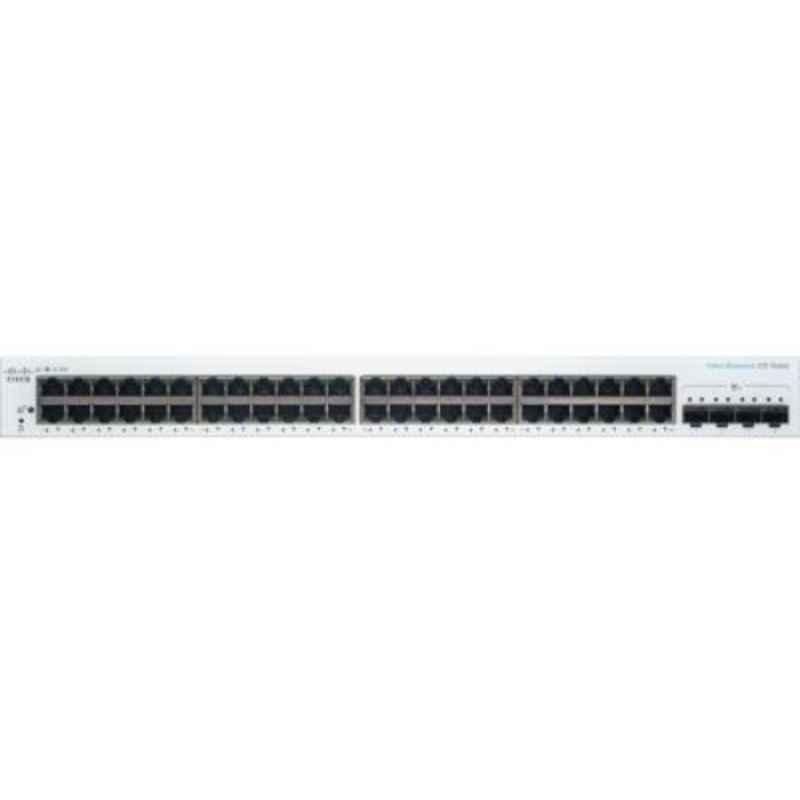 Cisco Business 350 Series 16 Ports GE Full PoE 2x1G SFP Grey Managed Network Switch, CBS35016FP2G