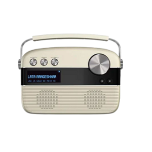 Saregama Carvaan 6W Porcelain White Bluetooth Hindi Digital Audio Player