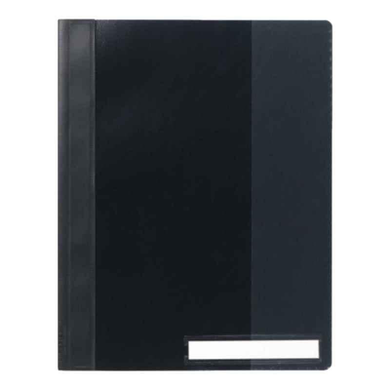 Durable 2510-01 A4 Black extra wide Clear View Folder with pocket