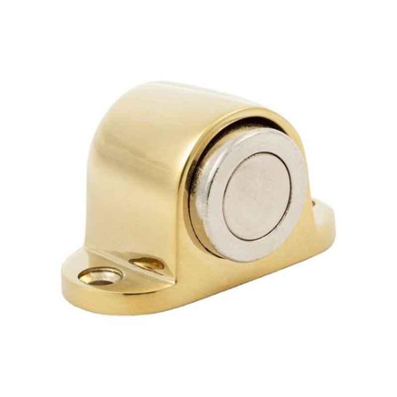 Dorfit 53mm Gold Floor Mounted Magnetic Door Stopper, DTDS031_PB