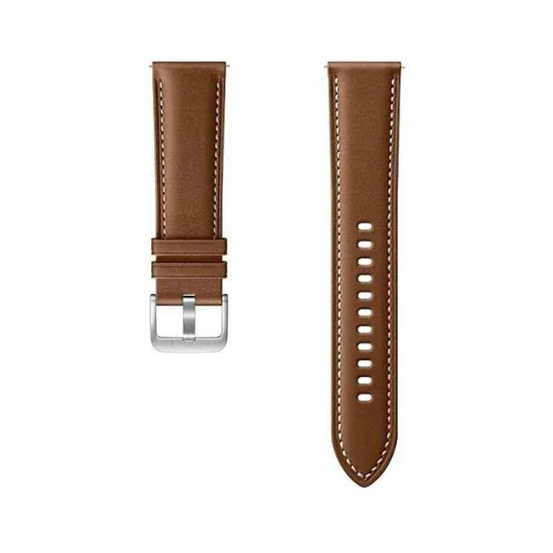 Samsung 22mm Leather Brown Strap for Galaxy Watch 3, ET-SLR84LAEGWW
