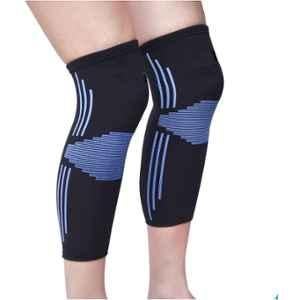 Kudize 2 Pcs Cotton Multicolour Knee Cap Support Set for Men & Women, Size: L