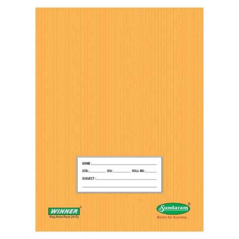 Sundaram Winner King 172 Pages One Line Note Book, E-15 (Pack of 6)