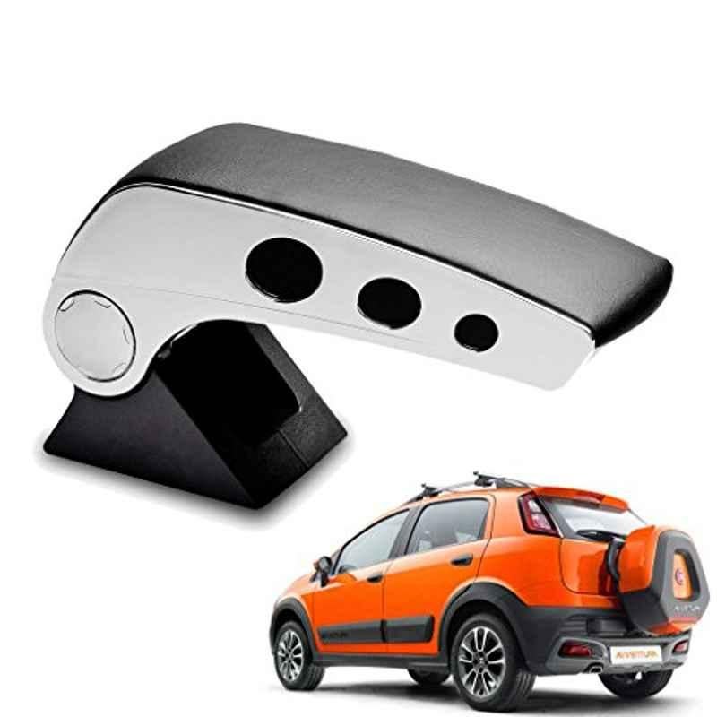 Kozdiko Black Chrome Finish Car Armrest for Fiat Avventura