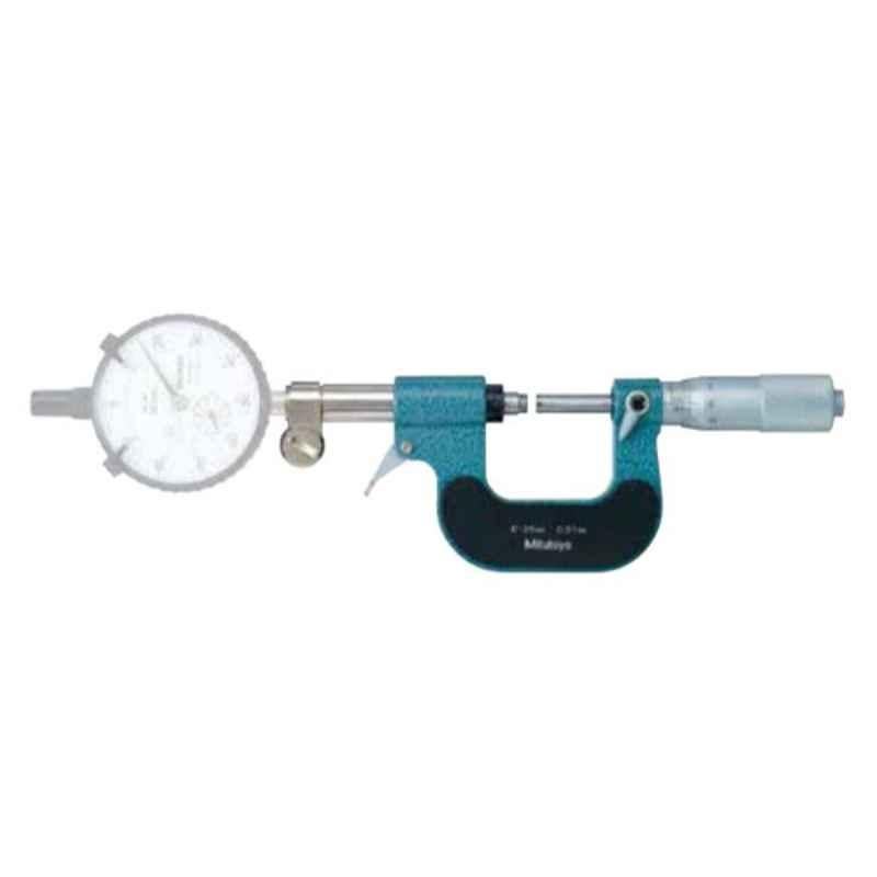 Mitutoyo 0-25 mm Anvil Retracting Outside Micrometer, 107-201