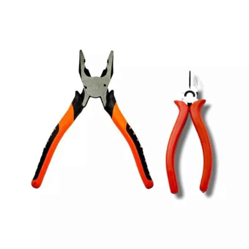 Sky Blue 2 Pcs 7.8 inch Lineman Plier Combo, SBE_PLIER_COMBOS_COMBO_444