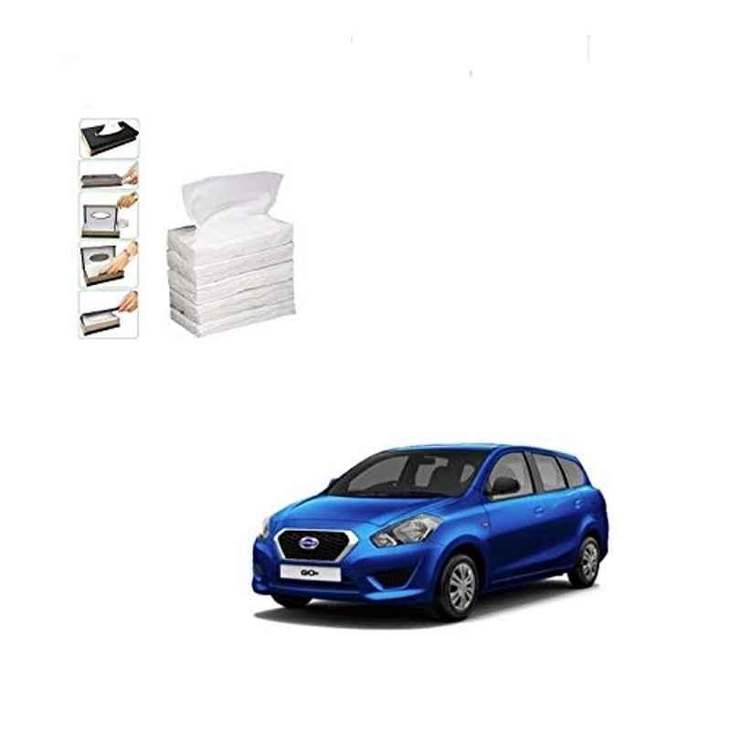 Kozdiko 100 Pulls Dispenser Box Refiller Tissue Paper with 200 Sheets for Datsun Go+ (Pack of 5)