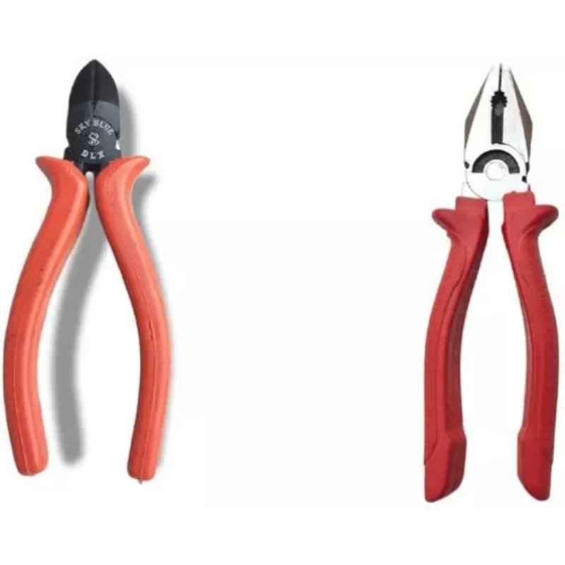 Sky Blue 2 Pcs 7.8 inch Lineman Plier Combo, SBE_PLIER_0542