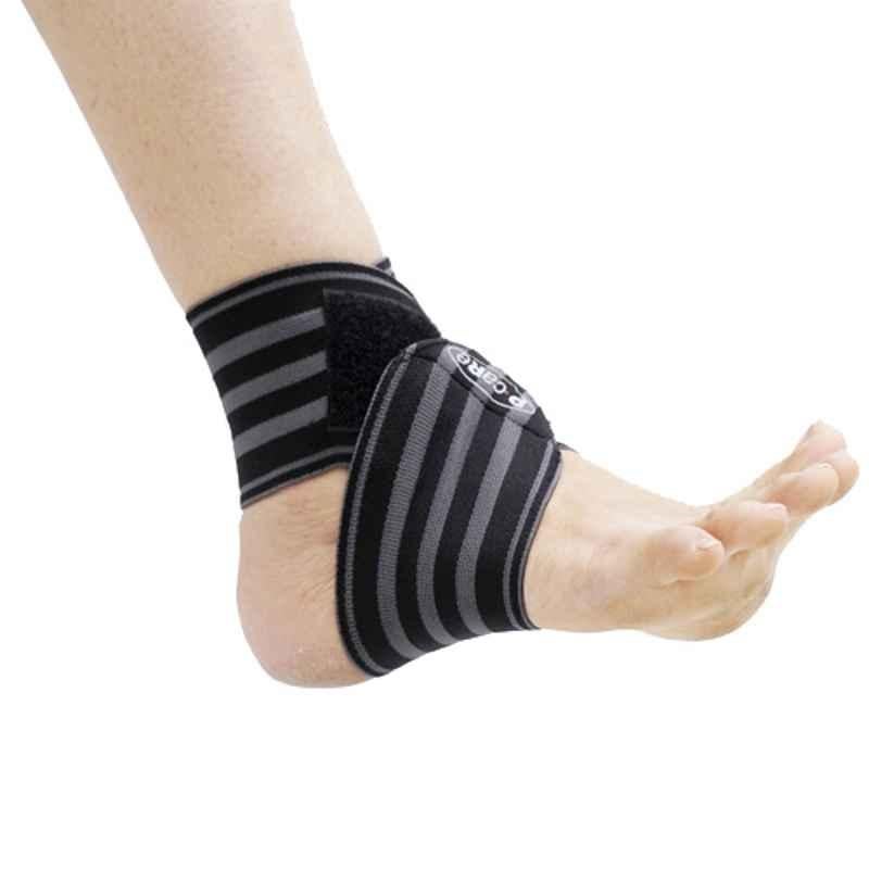 P+caRe Black Ankle Wrap, Size: Special