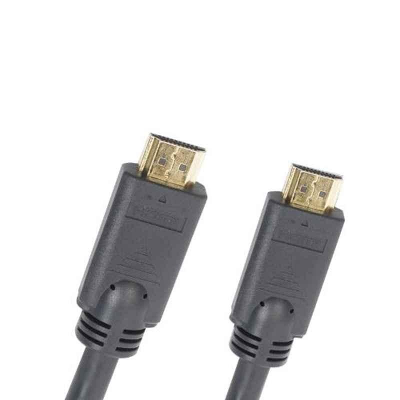 Logic GrandLogic Professional 15m Space Grey Male to Male HDMI AV Cable GL PR H15MM 4K